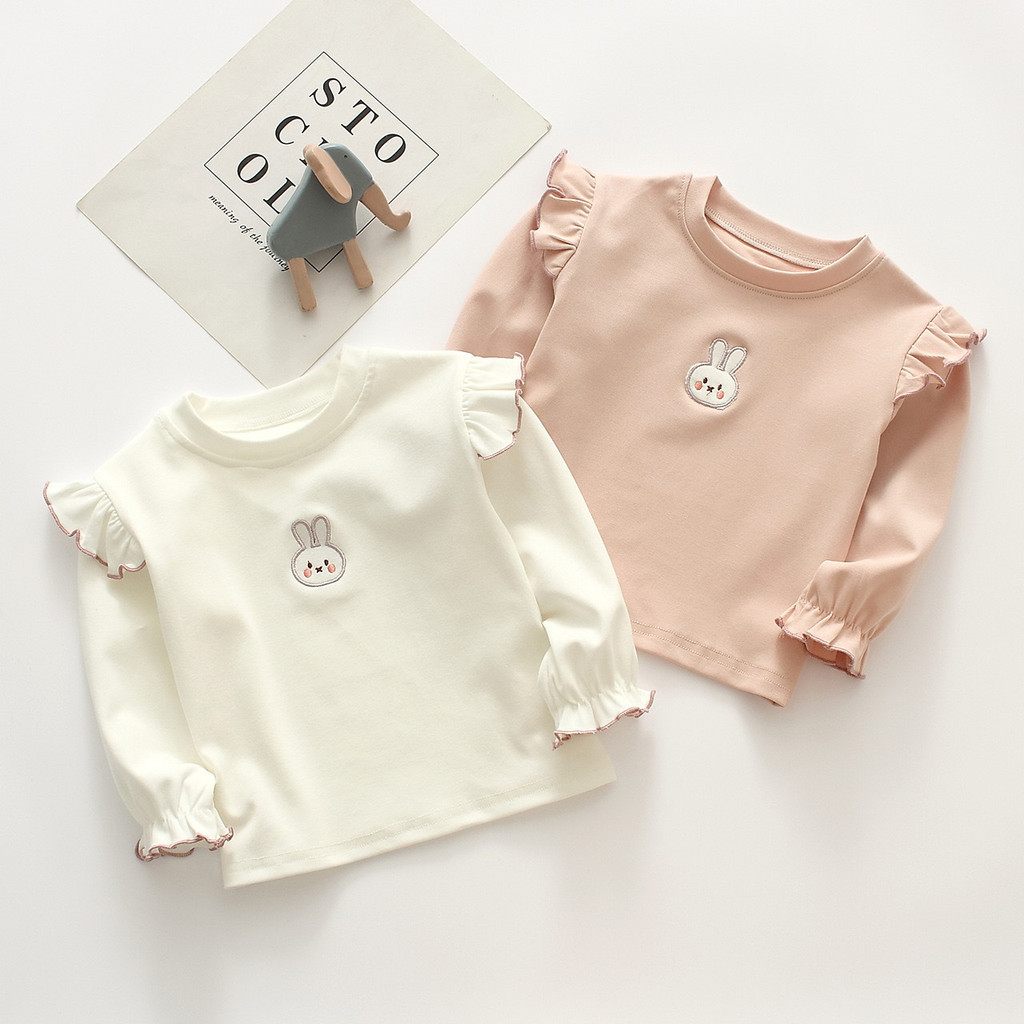 Feminino bebê camisa de manga comprida primavera outono exterior wear bebê topo princesa camisa estilo ocidental coreano