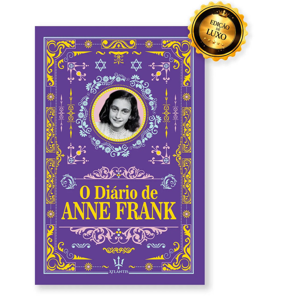 Livro O Diario de Anne Frank - Edicao de Luxo - Atlantis Editora