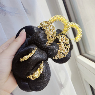 Frete grátis conjunto de joias estilo Tang Xote saia cabeça dourada joias Hanfu saia grampo de cabelo acessórios para ca