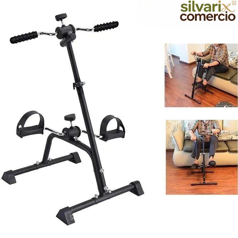 [SIL] Mini Bicicleta Ergométrica Para Treino De Pernas E Braços, Pedaleira para Treino de Pernas para Idosos