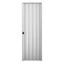 Porta Sanfonada Interna Plasbil PVC, Cinza, 210 x 70 cm