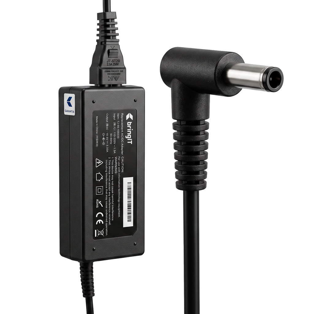 Fonte para Notebook compatível com Dell P93G001 19.5V 3.34A 65W