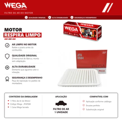 Filtro de ar do Motor MITSUBISHI ASX LANCER OUTLANDER – Wega JFA0584