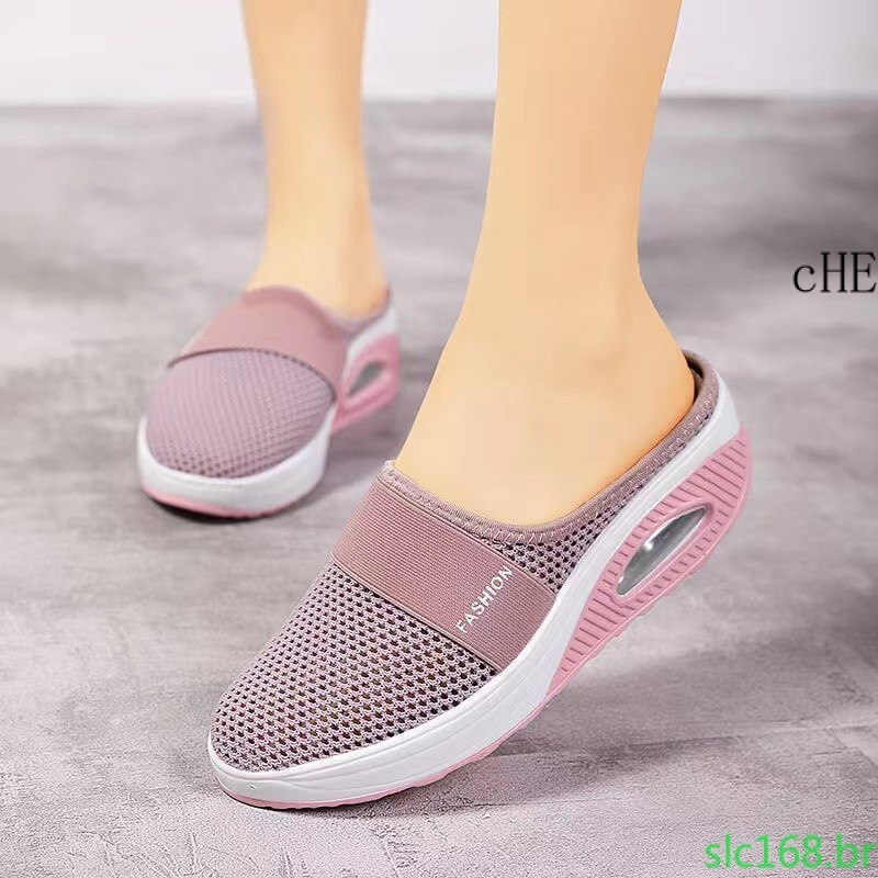 Sapatos ortopédicos antiderrapantes para mulheres, ideais para caminhada, para diabéticos e em tamanhos grandes – UHJY.