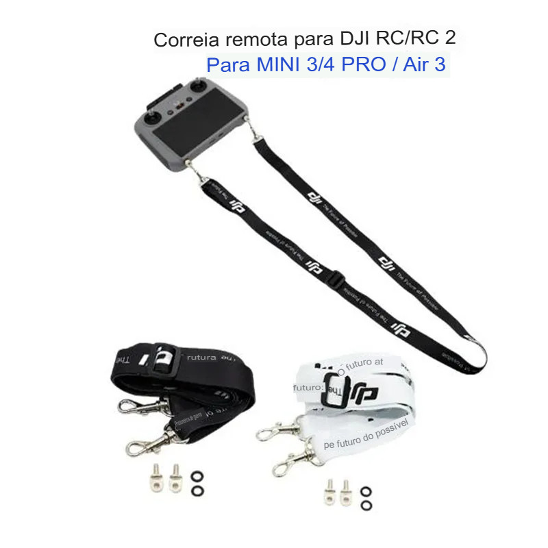 Cordão com Clipe para Controle DJI – Mini 2/3/4 Pro, Air 2S, Mavic 3, RC 2