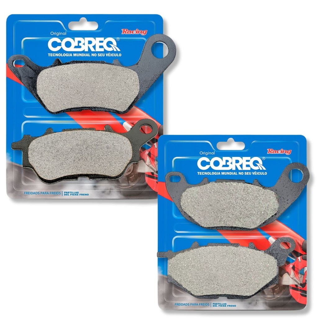 Kit Pastilhas de Freio Mt 03 / Yzf R3 / Xmax 250 Cobreq Racing (Semimetálica) em Oferta na Shopee
