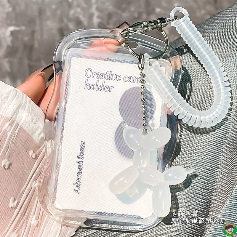 Kpop Photocard Titular Foto Chaveiro Porta-Cartões Fotográficos Fofos Display Com Estrela Chaveiro Ídolo