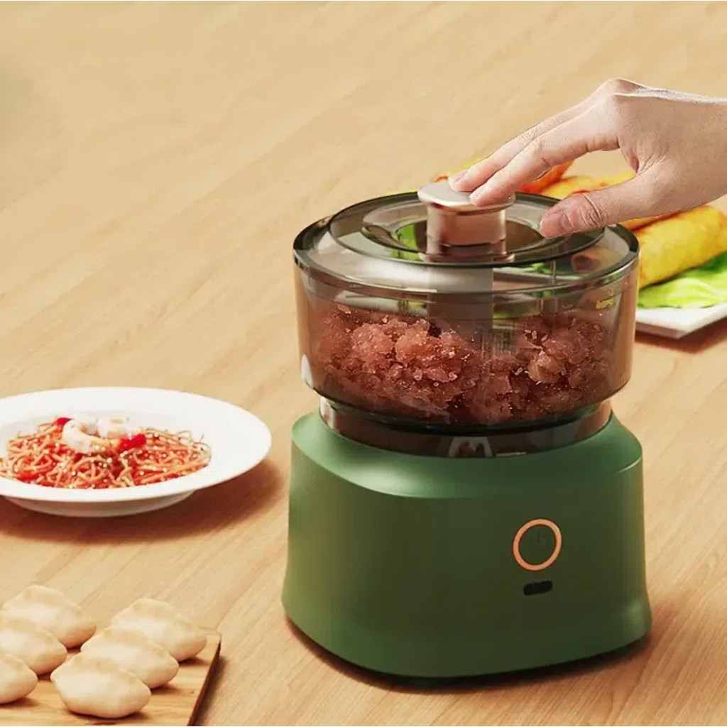 Mini Processador de Alimentos Elétrico 350ml – Picador de Alho, Cebola e Pimenta Recarregável