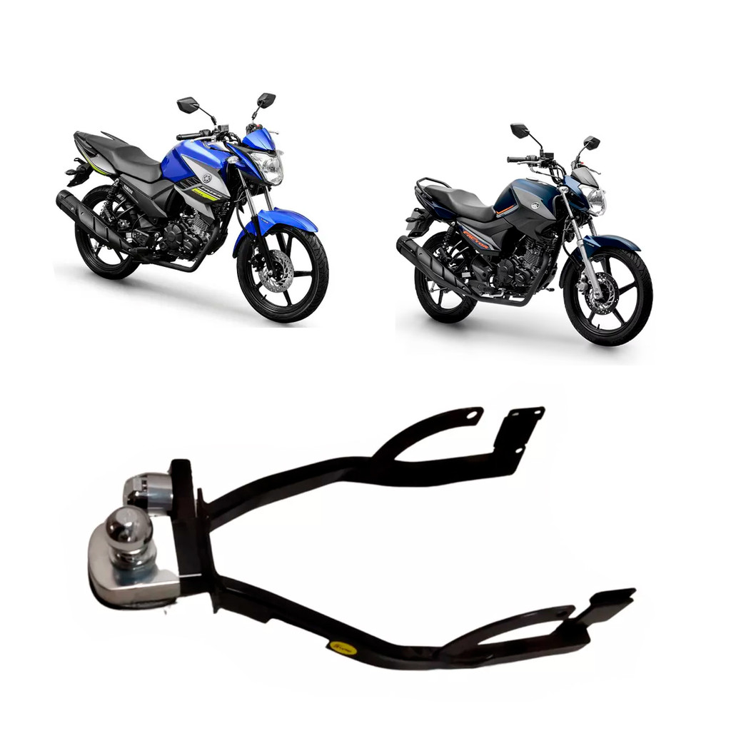 ENGATE MOTO YAMAHA FACTOR 125/150 / FAZER 150 2016 A 2026 FIXO 300KG YH1000 BRUCKE