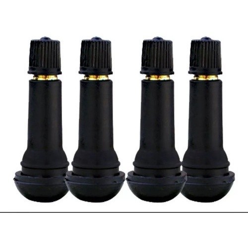 Kit 4 Bico De Pneu Sem Câmera Tr414 De Válvula De Ar