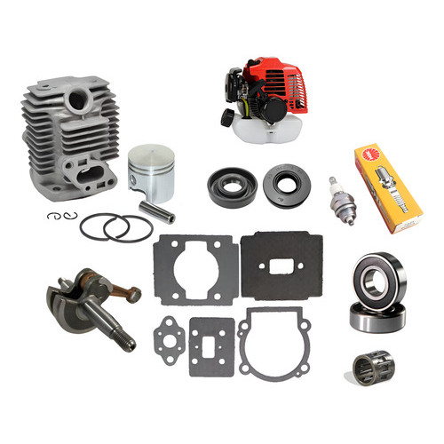 Kit Motor Completo Para Roçadeira Nakashi Tu26 33mm 1° Linha