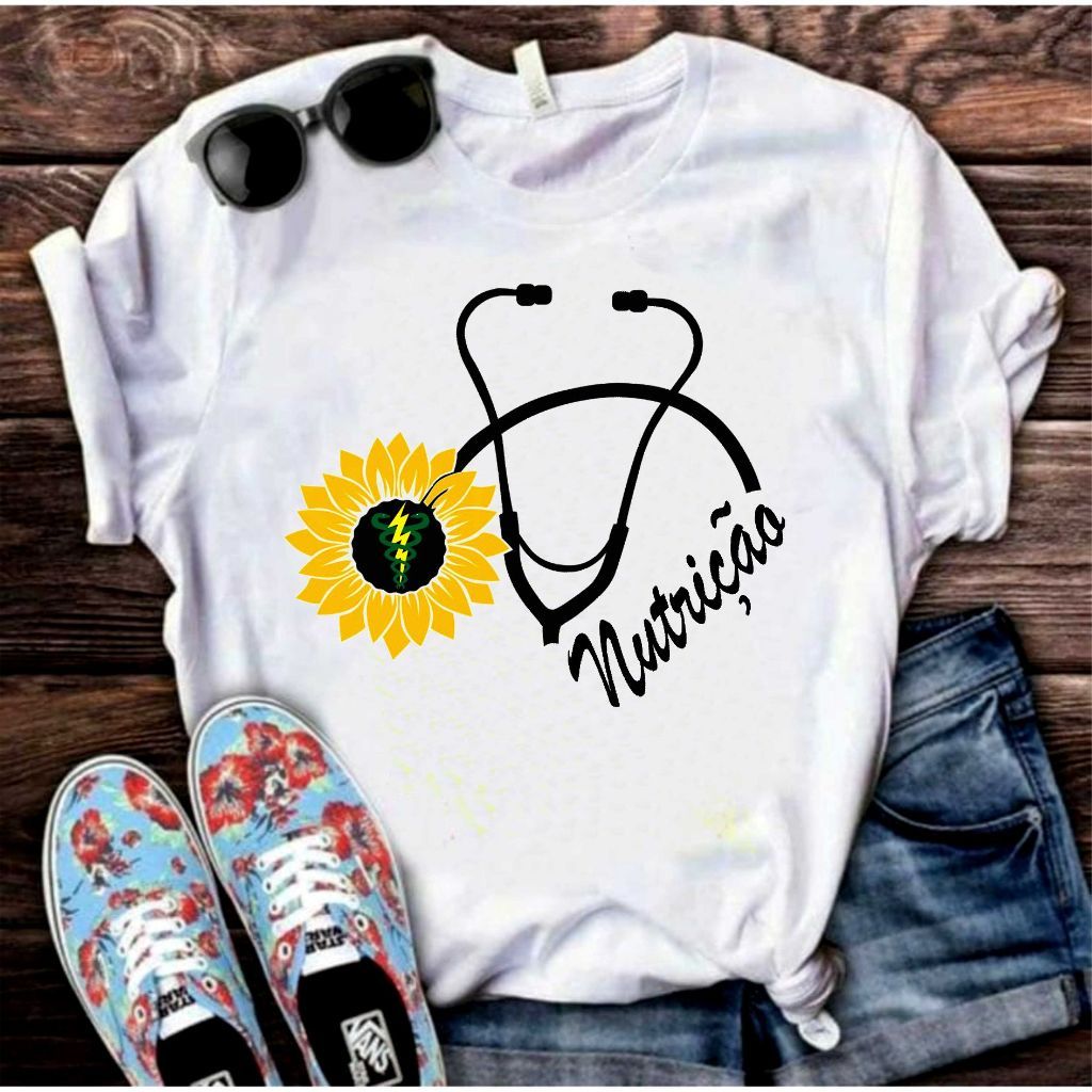 Camisa Nutrição Blusa 13 T-Shirt Camiseta  Blusa Feminina ou Masculina Unissex DR