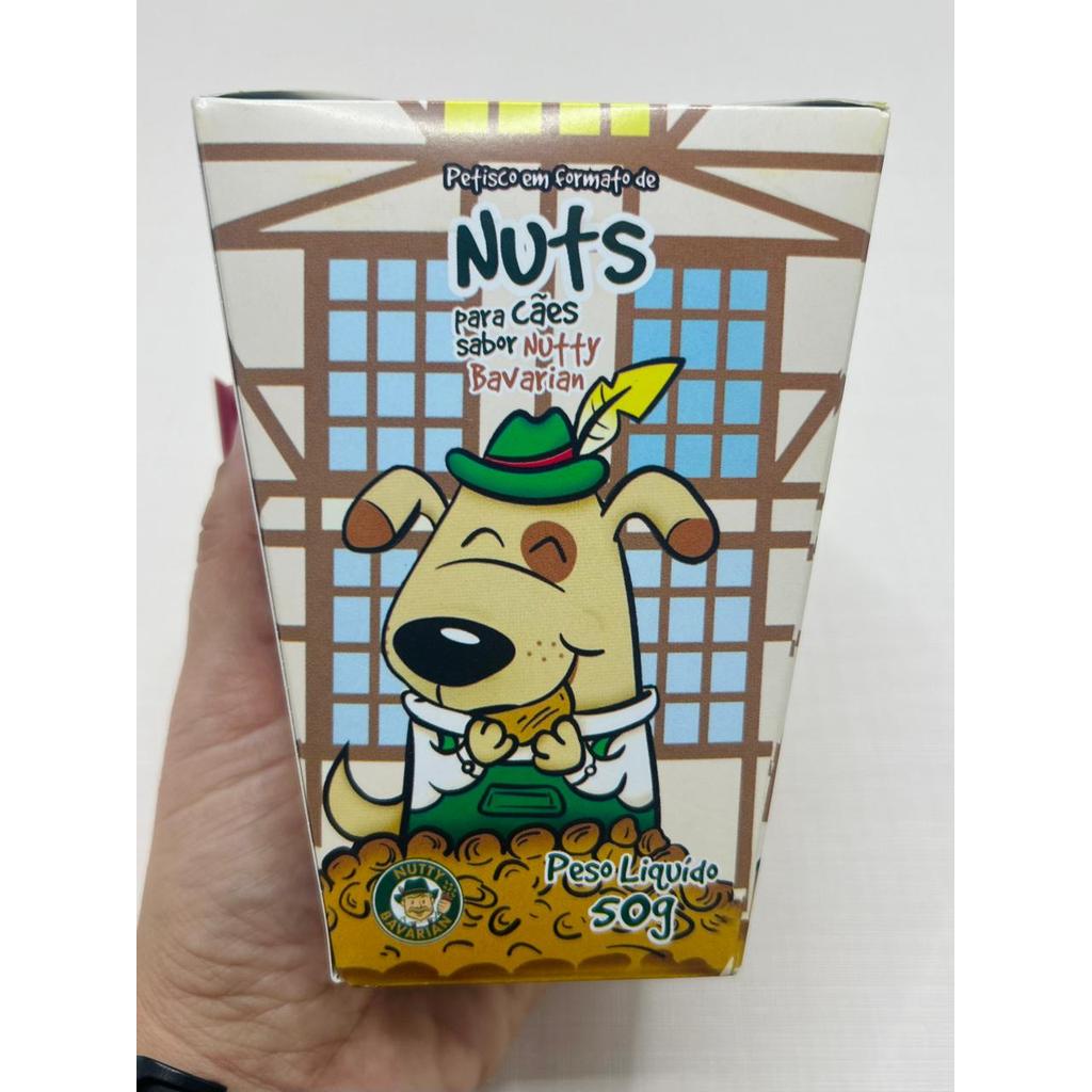 Petisco para Cães Nutty Bavarian Sabor Carne com Arroz 50 gr Nuts