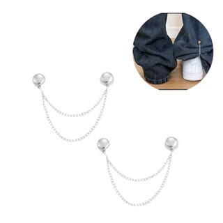 2 Prendedor Magnético Bainha Barra Calça Sem Arraste Costura em Oferta na Shopee