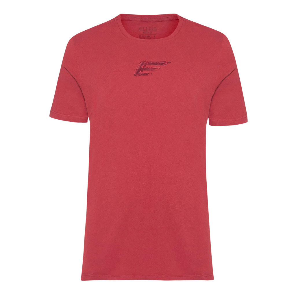 Camiseta Ellus Vermelho Cotton Fine Easa Paint