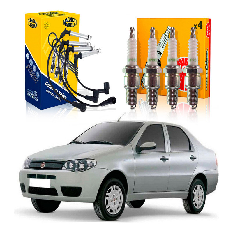 Kit Vela Ngk Cabo Siena 1.8 8v 2004 A 2011 em Oferta na Shopee