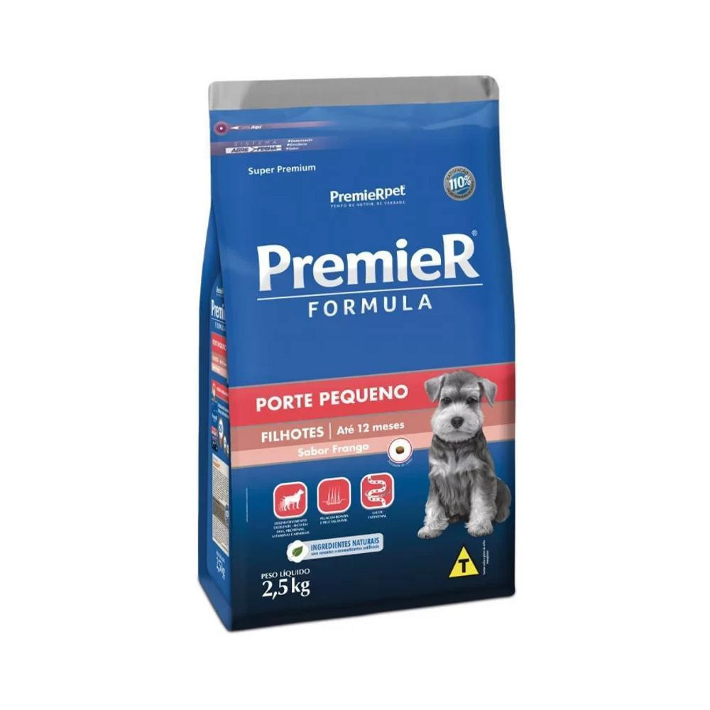 Ração Premier Fórmula Cães Filhotes Raças Pequenas Frango 2,5Kg em Oferta na Shopee