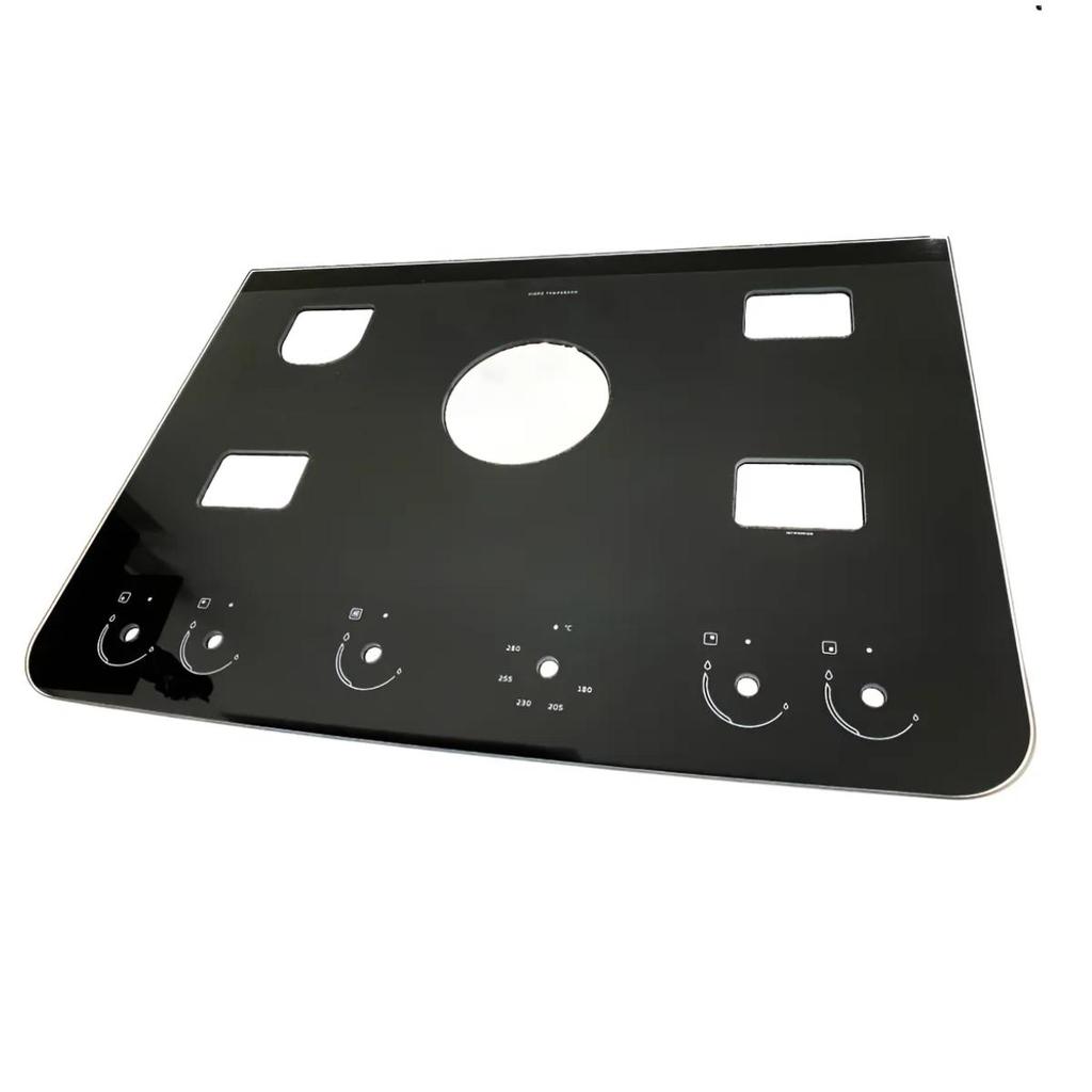 Mesa De Vidro Tampo Fogão Jade Glass E Agata Glass 5 Bocas