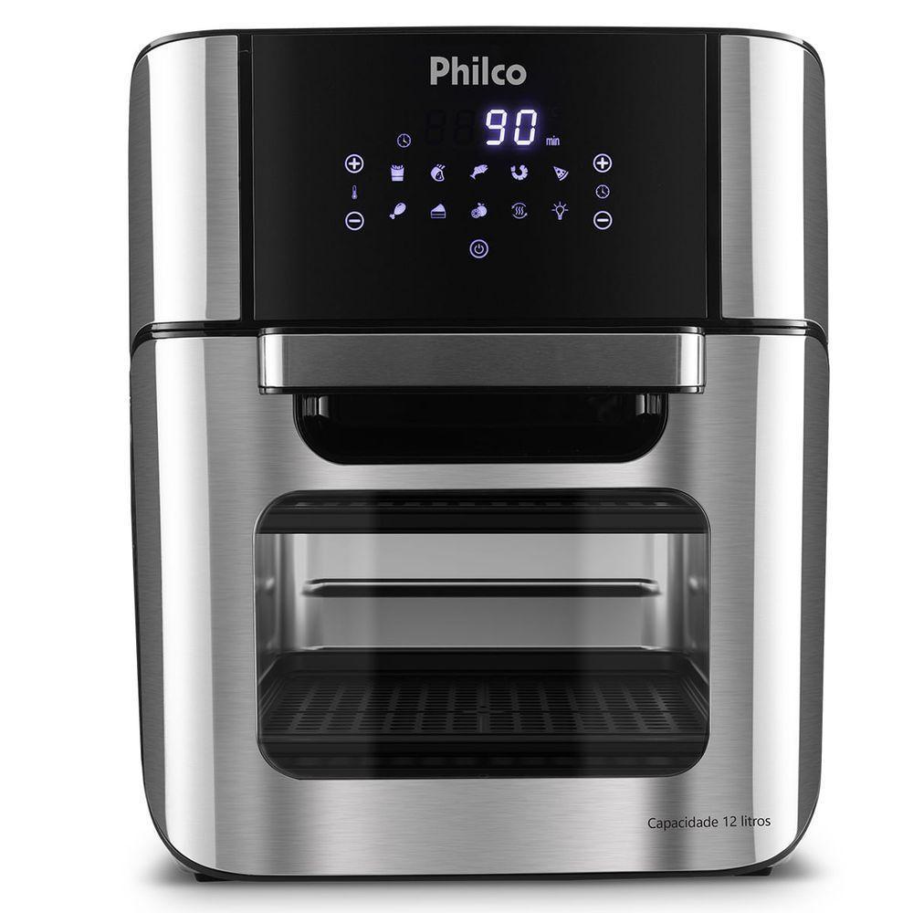 Air Fryer Oven Philco 12L 4 Em 1 1800W PFR2200 220V em Oferta na Shopee