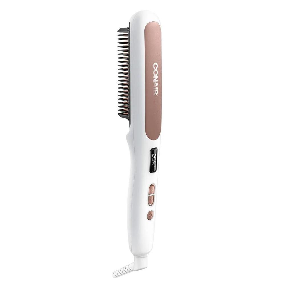 Escova Alisadora Conair Infusion Alisa, Hidrata e Protege com Coco, Aloe Vera e Amêndoa - BC700DBR em Oferta na Shopee