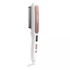 Escova Alisadora Conair Infusion Coco Aloe Vera Amêndoa Cerâmica Dupla LCD Bivolt