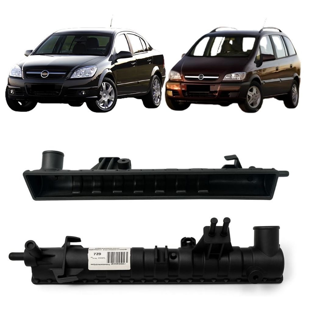 Caixa Radiador Zafira Vectra Novo Largo Sangrador Super Soldas 2000 a 2008