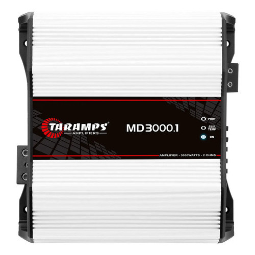 Modulo Taramps Md 3000.1 2 Ohm 3000w Amplificador Automotivo Branco