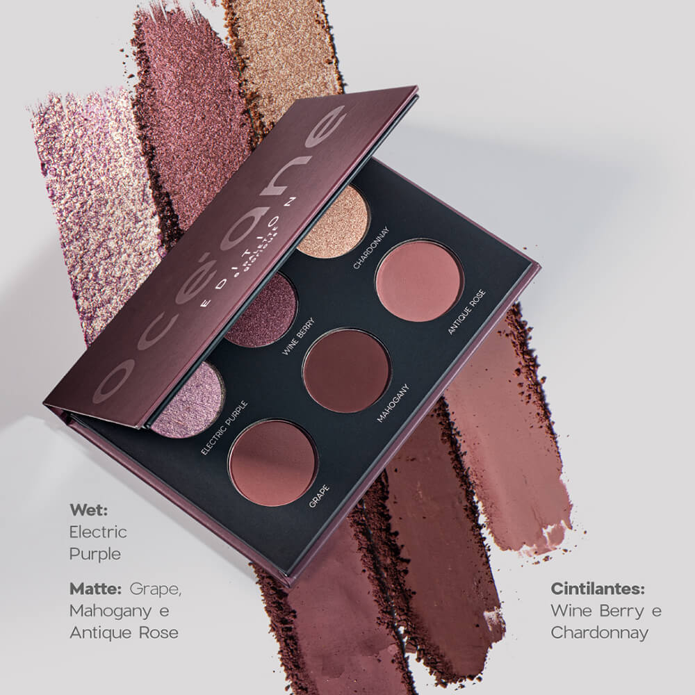 Kit Paleta de Sombras Glorious Océane Edition + Pincéis para Sombra (3 Produtos) · foto 2