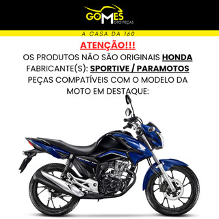 Kit Carenagem Titan 160 2016 até 2024 Asa Tanque Tampa Lateral Paralama Dianteiro Rabeta Traseira