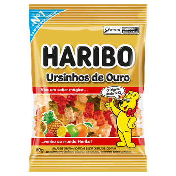 Haribo Bala de gelatina Ursinhos 80g