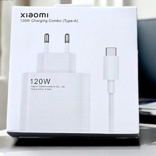 Carregador Xiaomi 120W Completo Turbo Cabo USB + TIPO C Redmi Note