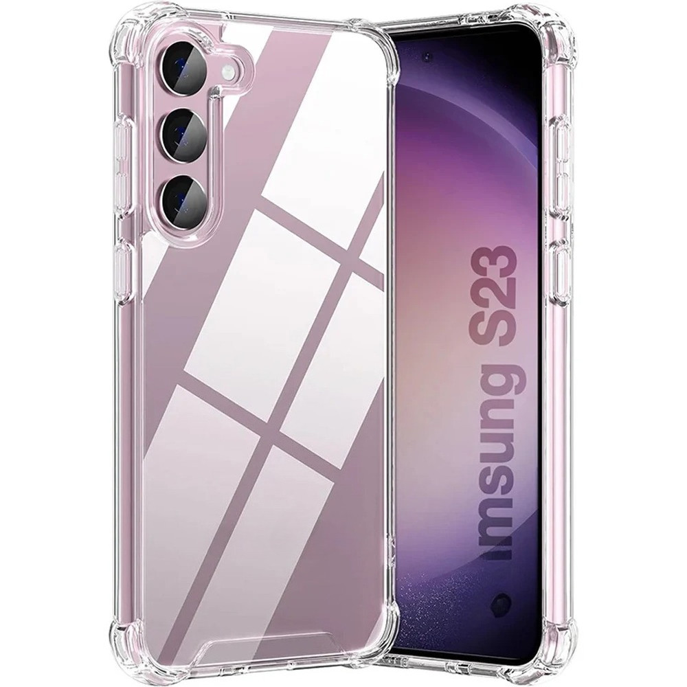 Caso Híbrido À Prova De Choque Para Samsung Galaxy S26 S25 FE S24 S23 S21 S22 Plus Ultra Claro Duro A57 A37 A56 A36 A54