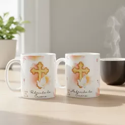 Caneca Personalizada Crisma Madrinha Padrinho Crismando Católica