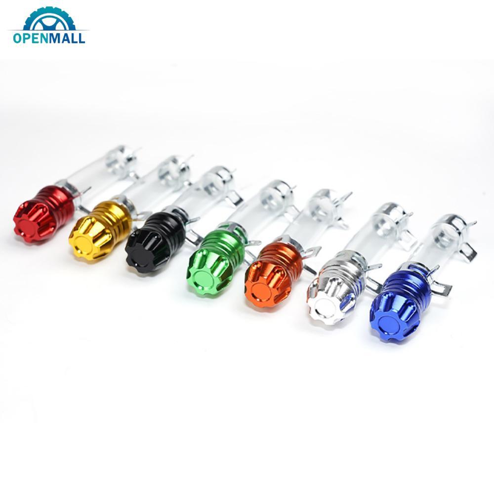 OPENMALL Universal Alumínio Motocicleta Filtro De Ar Dreno Plug Respiro Tampa Para Tanque Combustível Ventilação Manguei