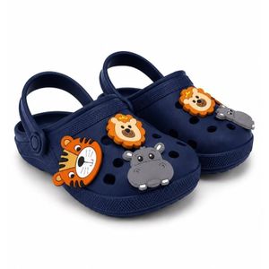 Sandália Babuche Infantil Masculina Safari Animais. Confortável, Leve e Antiderrapante