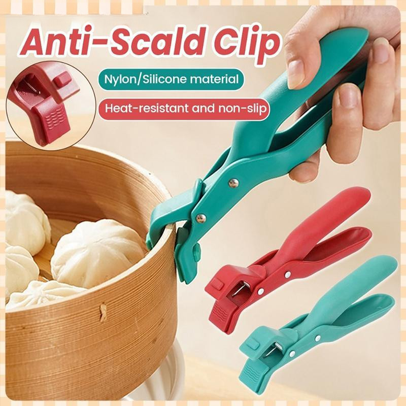 #     Nova pinça multifuncional anti-queimaduras – pinça de silicone antiderrapante para alimentos quentes 2NVK