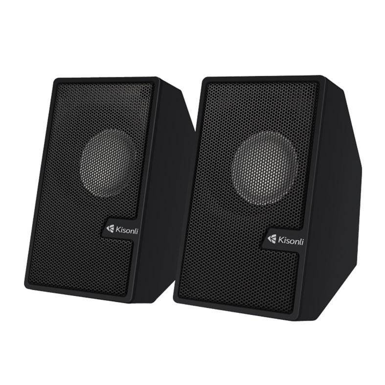 Caixa de Som Kisonli S555, 6W, USB, Preta, KSL-S555-BK