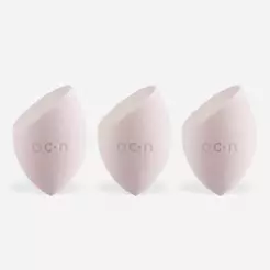 Kit Esponjas de Maquiagem Flat Blend Oceane Rosa Claro