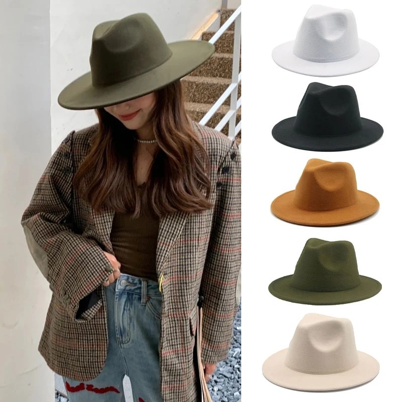 Chapéu Fedora, chapéu feminino, chapéus de inverno para homens e mulheres, chapéu de moda para ocasiões formais, chapéu 