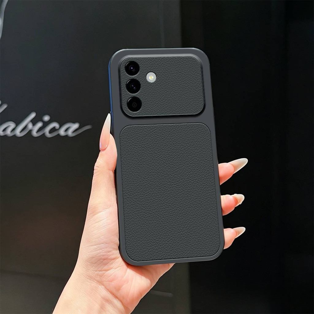 Capa Dermatoglifo Com Janela Grande Para Samsung Galaxy A03 A04 A05 A06 A07 A10S A11 A12 A13 A14 A15 A16 A17 A20 A30 A21