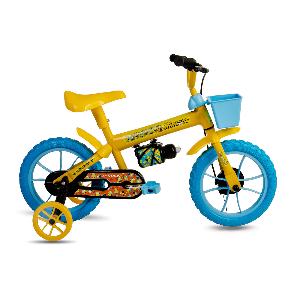 Bicicleta Infantil Aro 12 Minions Amarelo Verden Bikes