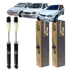 Par Amortecedor Traseiro Perfect Celta Prisma Corsa Forcegas