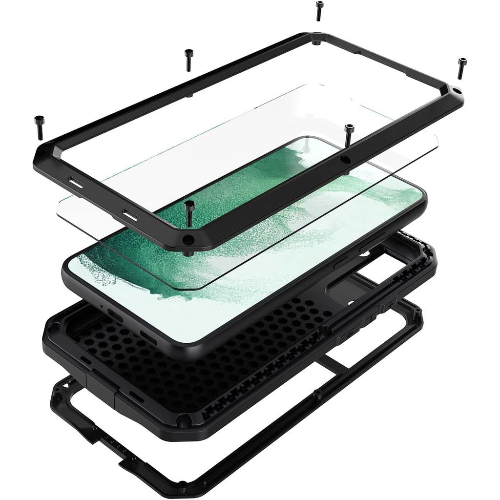 Capa para Galaxy S22, Capa Protetora de Corpo Inteiro, Resistente a Impactos, Ar
