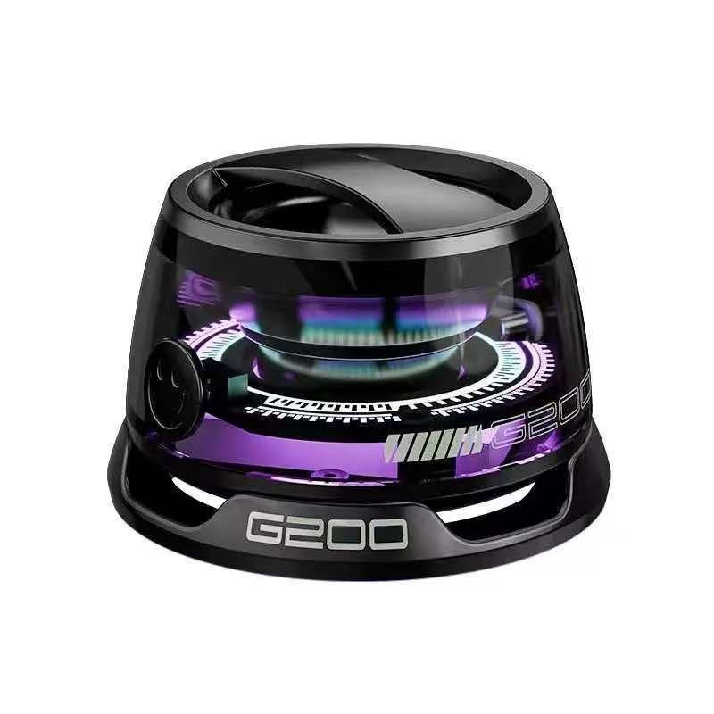 Caixa de Som Bluetooth 5.4 Mini Speaker Magnética RGB 3W Portátil Subwoofer