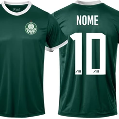 Camisa Palmeiras 1914 II Juvenil Personalizada Nome + Numero Original Dry-fit