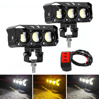 Par Faros Auxiliares Led Moto Alta baja Luz Para Auto 240w-1 par de 2 pacotes