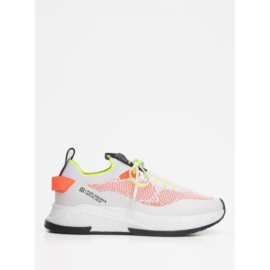 Tênis Petite Jolie Puff Sneaker Branco Multi Preto PJ7130II