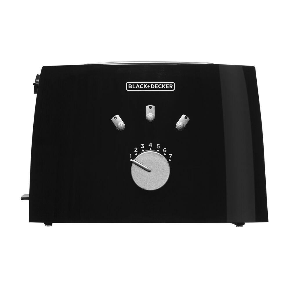 Tostador Elétrico Black+Decker 800W com 7 Níveis de Tostagem TO810