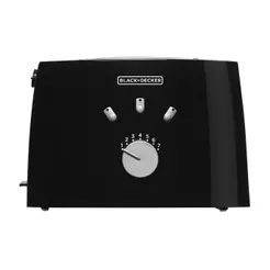 Tostador Elétrico Black+Decker 800W com 7 Níveis de Tostagem TO810