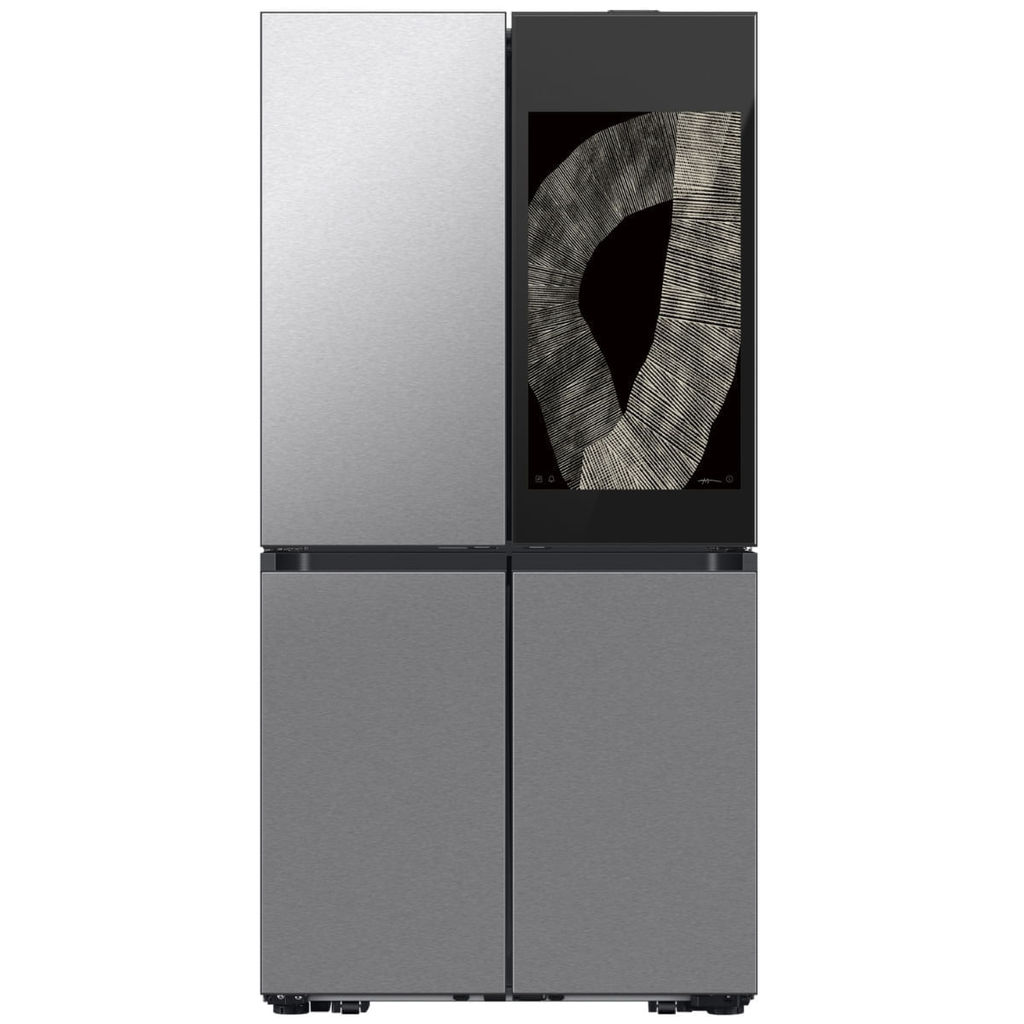 Geladeira Samsung Bespoke French Door Family Hub 809 Litros Inox Look RF29D